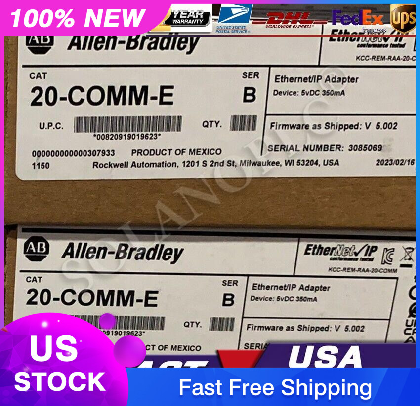 2022 New SEALED Allen Bradley 20-COMM-E /B ENet/IP to DPI Communication 20COMME