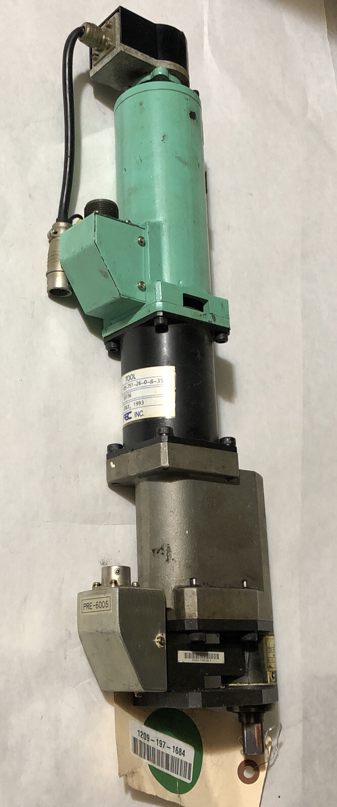 FEC GT-751-26-0-S-351 1/2″ DRIVE TD-35-GTO-75 NUTRUNNER RE150W,PRE-6005,BB