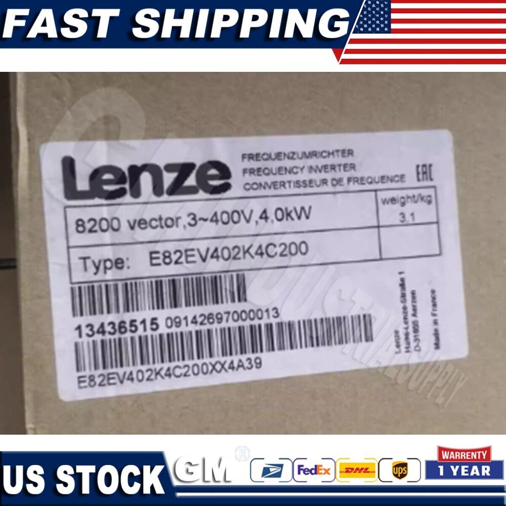 US Free TAX E82EV402K4C200 1PC NEW Lenze Frequency Inverter Drive E82EV402K4C200