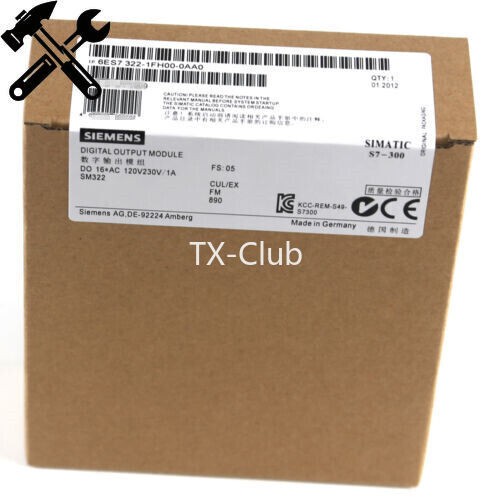 6ES7322-1FH00-0AA0 1 PCS SIEMENS 6ES7322-1FH00-0AA0 S7-300 Digital Output Module