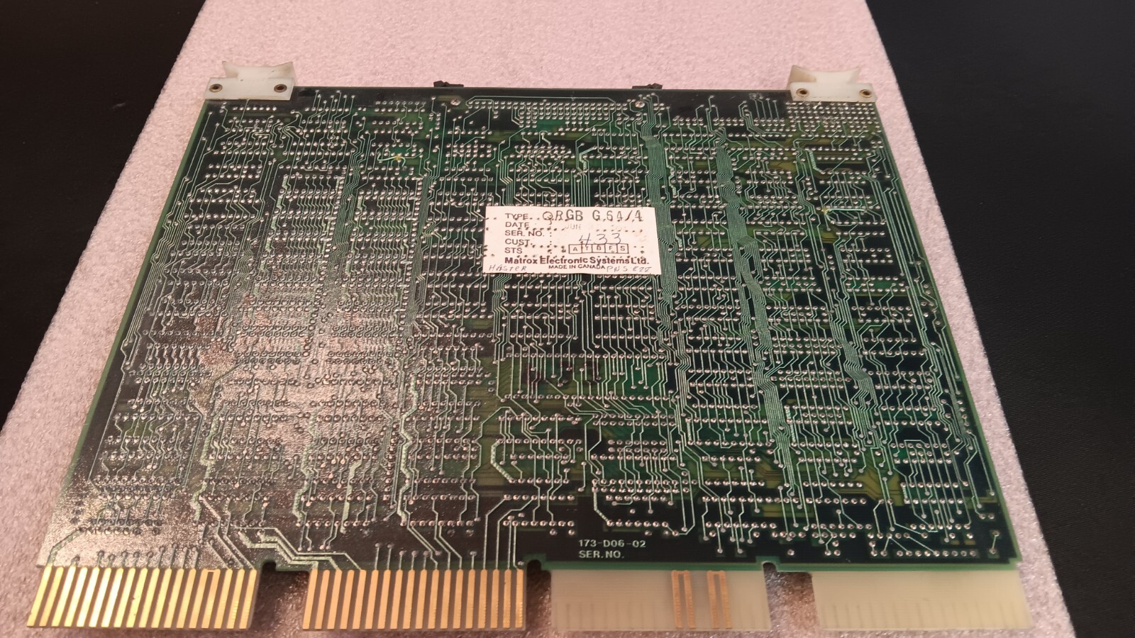 DEC/Matrox QRGB-GRAPH 173-D06-02 QRGB-G/64/4 Rev 2 PDP11 (B22)