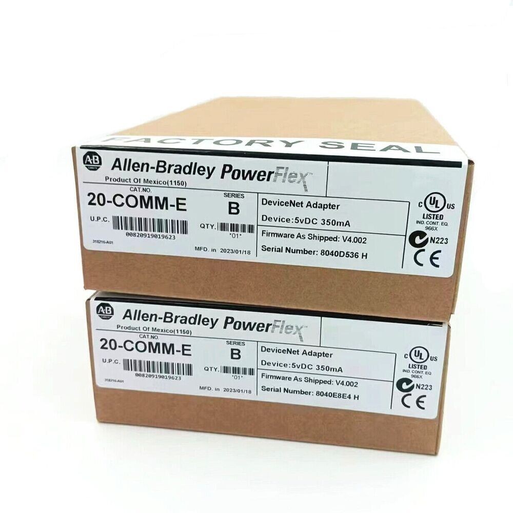 New Allen Bradley 20-COMM-E SER B Ethernet / IP Adaptor 20COMME