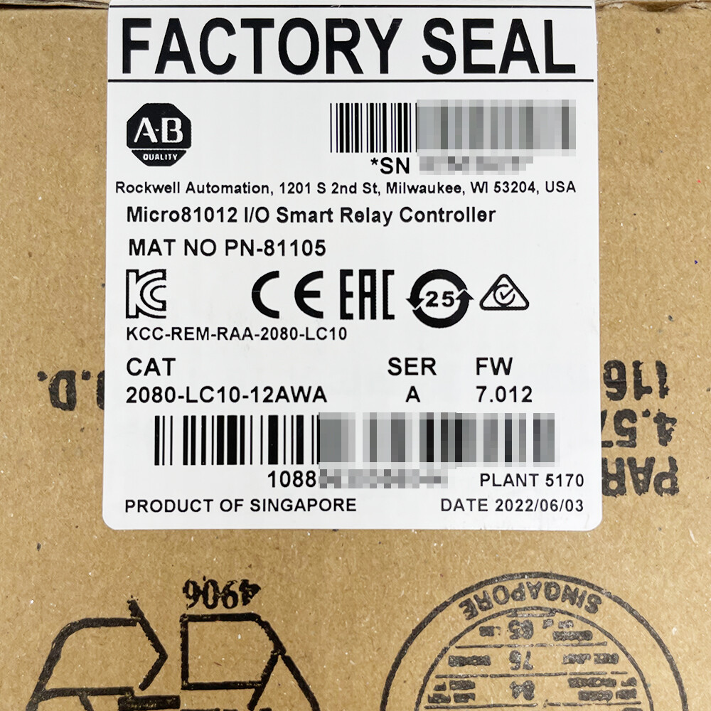 2080-LC10-12AWA AB 2080LC1012AWA Micro810 12 l/O Smart Relay Controller In Box