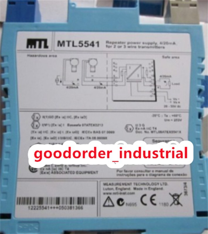 MTL New In Box MTL5541 Channel Isolation Barrier With Repeater MTL5541