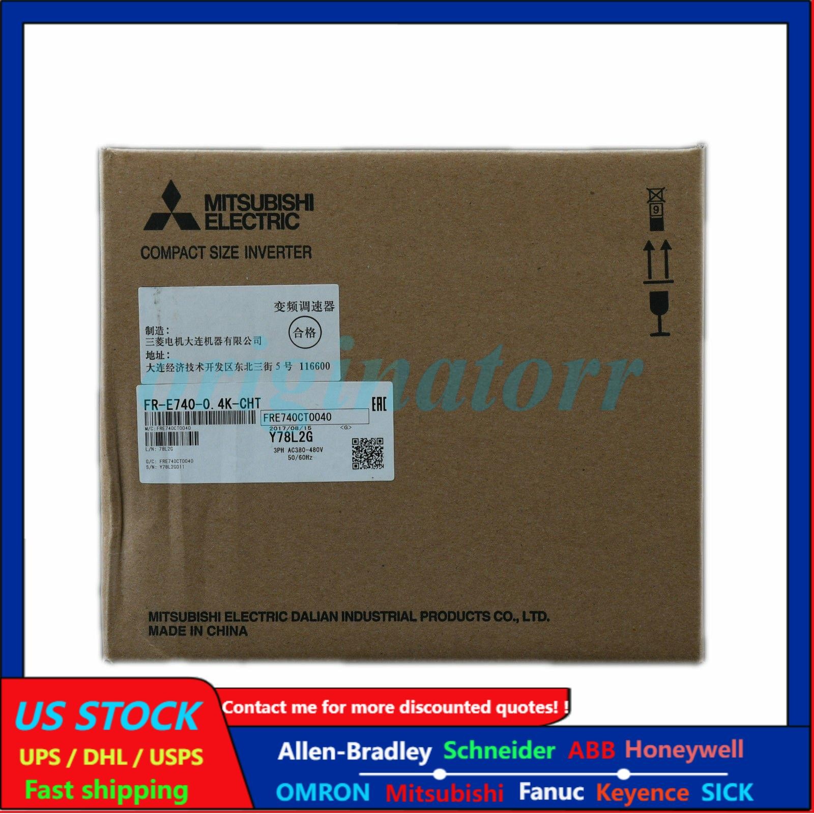 1PC Mitsubishi FR-E740-0.4K-CHT Inverter 0.4KW 380V New Fast Shipping