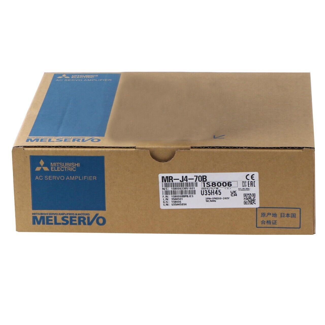 MR-J4-70B 1PCS NEW MITSUBISHI SERVO DRIVE MR-J4-70B