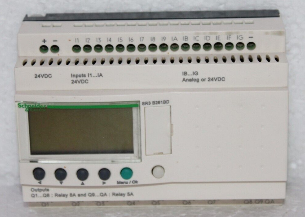 Schneider Electric SR3B261BD Modular Smart Relay, Zelio Logic SR3, 26 IO, 24VDC