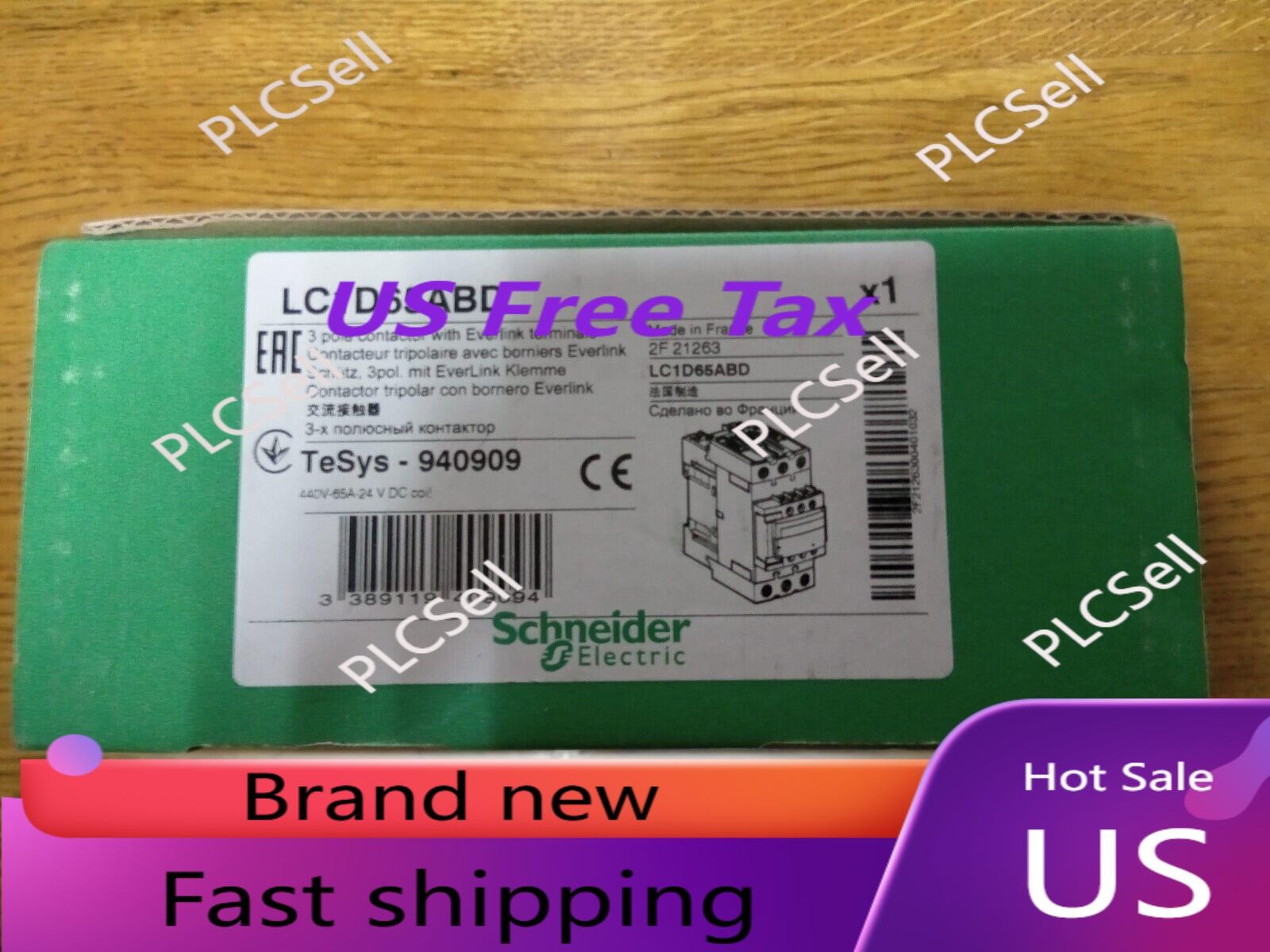 Schneider LC1D65ABD Contactor 65A New In Box Fast Shipping