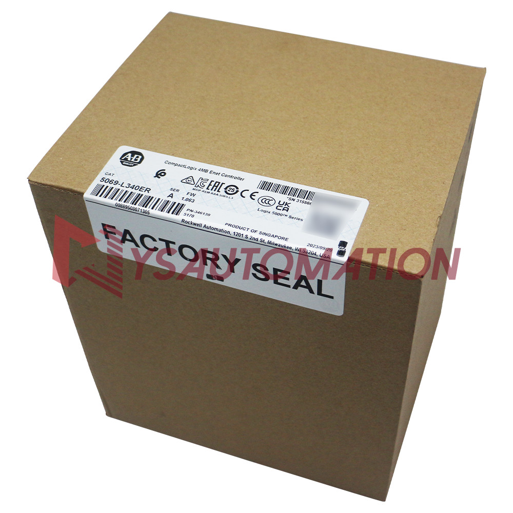 Allen Bradley Sealed New 5069-L340ER CompactLogix 4MB Enet Controller