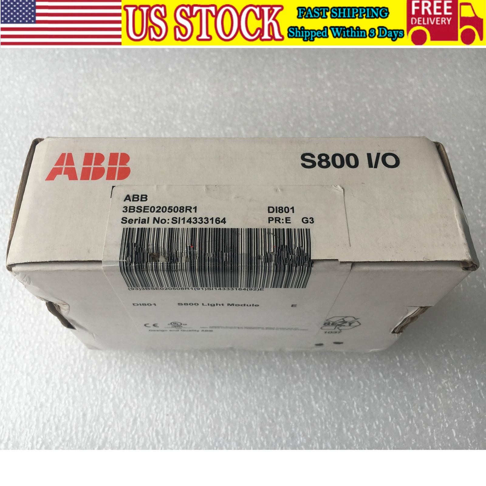 One NEW ABB I/O module DI801 3BSE020508R1 Free shipping