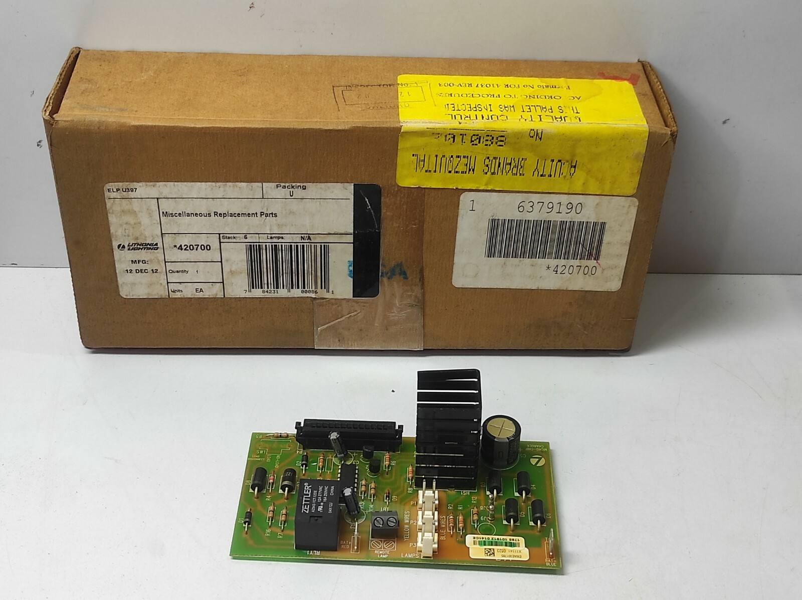 Lithonia Lighting ELP U397 PCB ELPU397 EMAE001785 EMEPB00092 Rev D