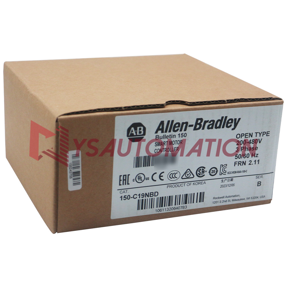 OEM Factory Sealed Allen Bradley 150-C19NBD SMC-3 19A Smart Motor Controller