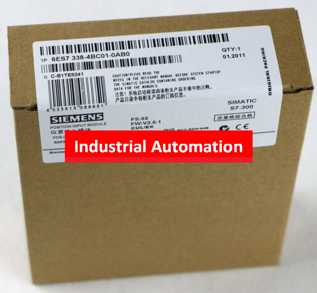 Siemens Module 6ES7 338-4BC01-0AB0 6ES73384BC010AB0 PLC SIMATIC S7-300 #*