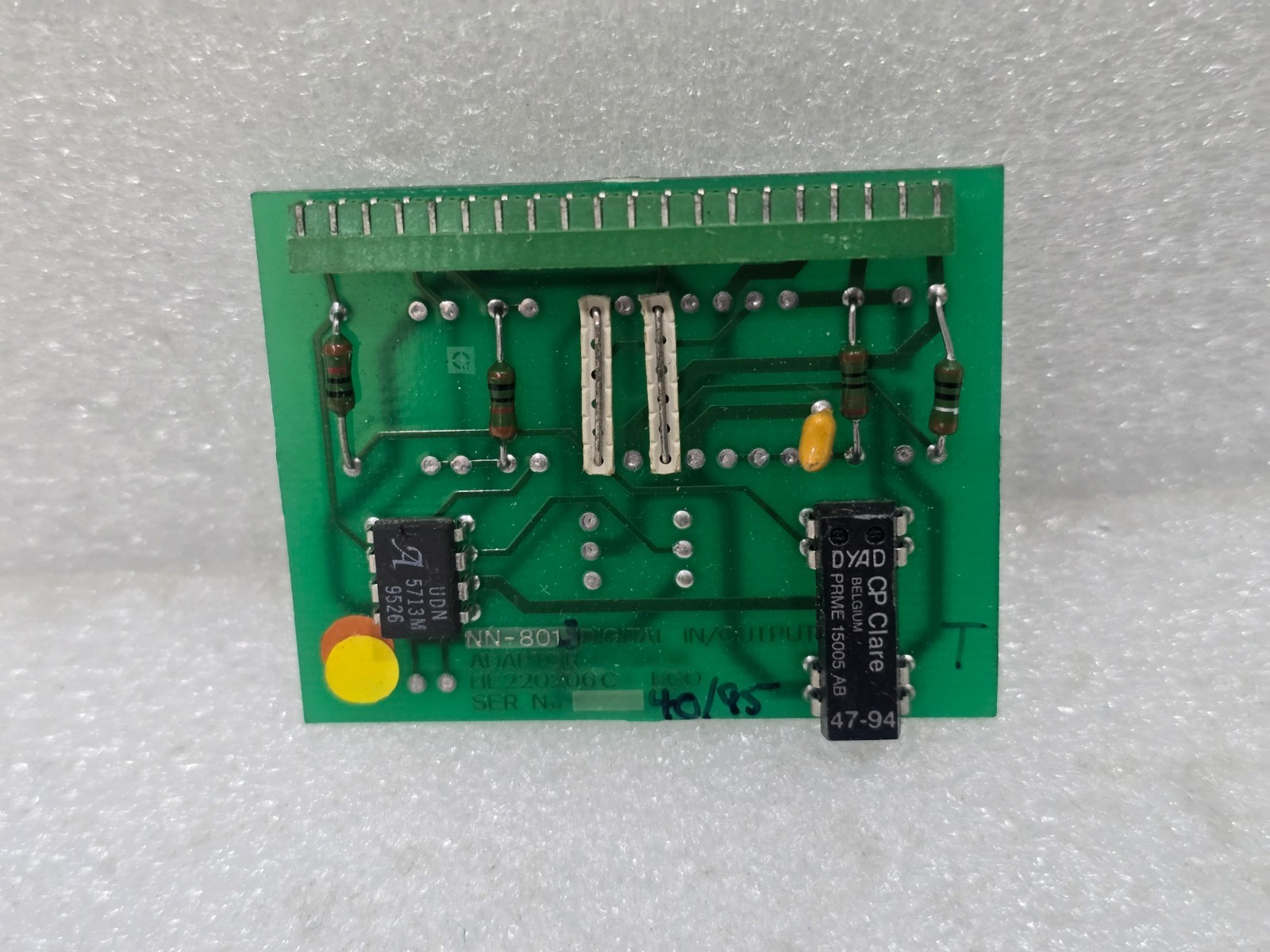 NORCONTROL NN-801.3 DIGITAL IN/OUTPUT ADAPTOR HE220206C NORCONTROL NN801.3 CARD