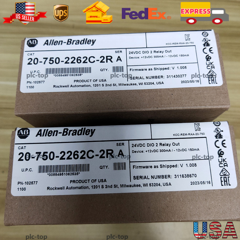 New Allen-Bradley 20-750-2262C-2R SER A PowerFlex 750 24V DC IO Option Module