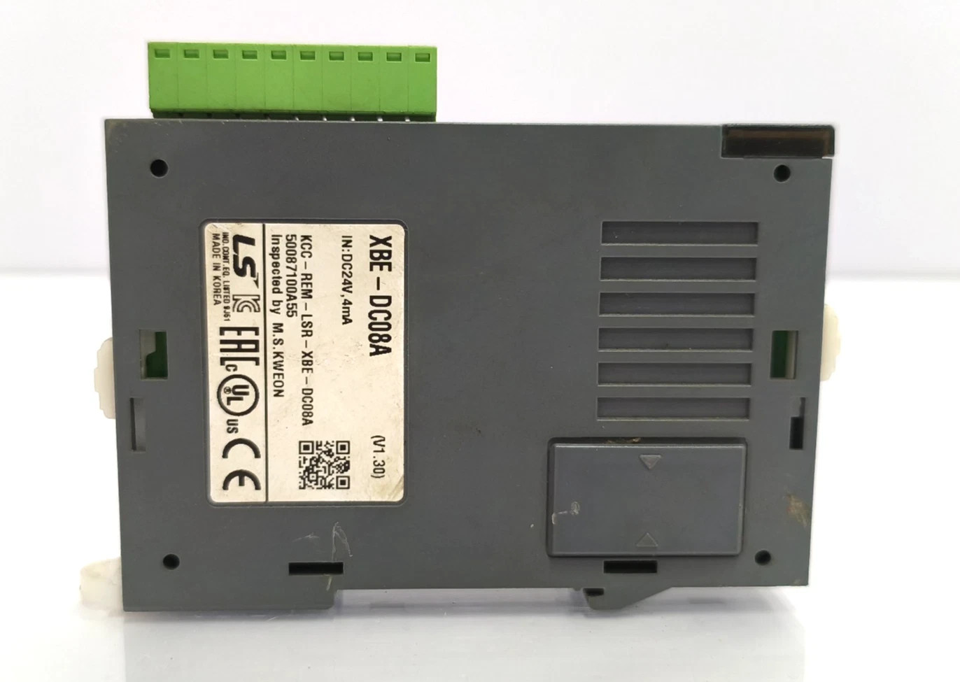 LS XBE-DC08A PLC MODULE DC24V 4MA V1.30