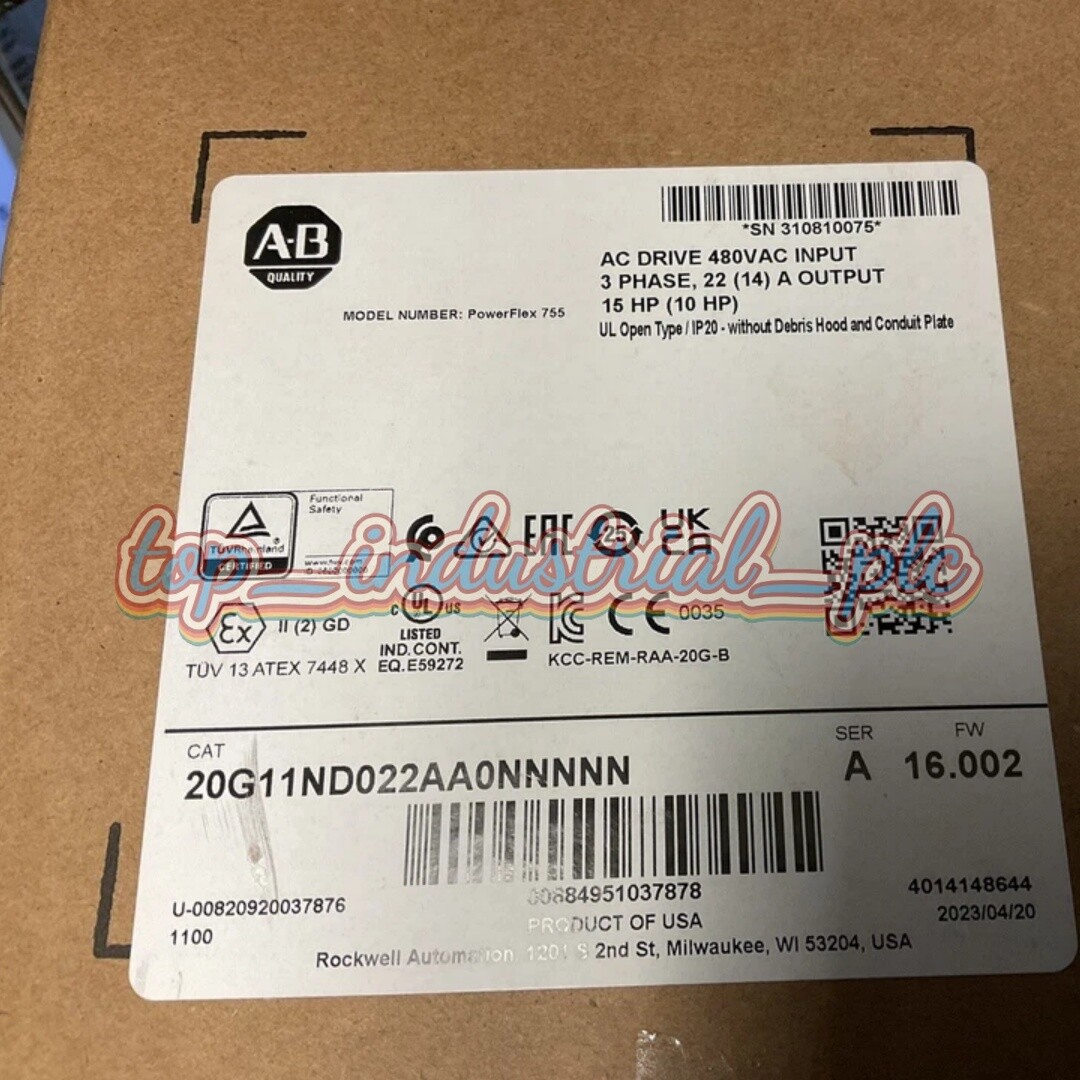 20G11ND022AA0NNNNN 20G11ND022AA0NNNNN PowerFlex Air Cooled 755 AC Drive