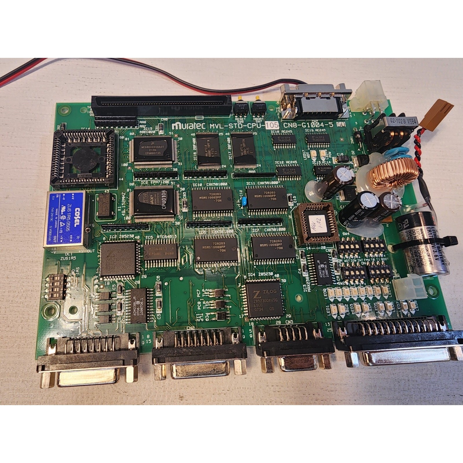 MURATA MURATEC MVL-STD-CPU-105 CN8-G1004-550 NEW AG3-G5018-410