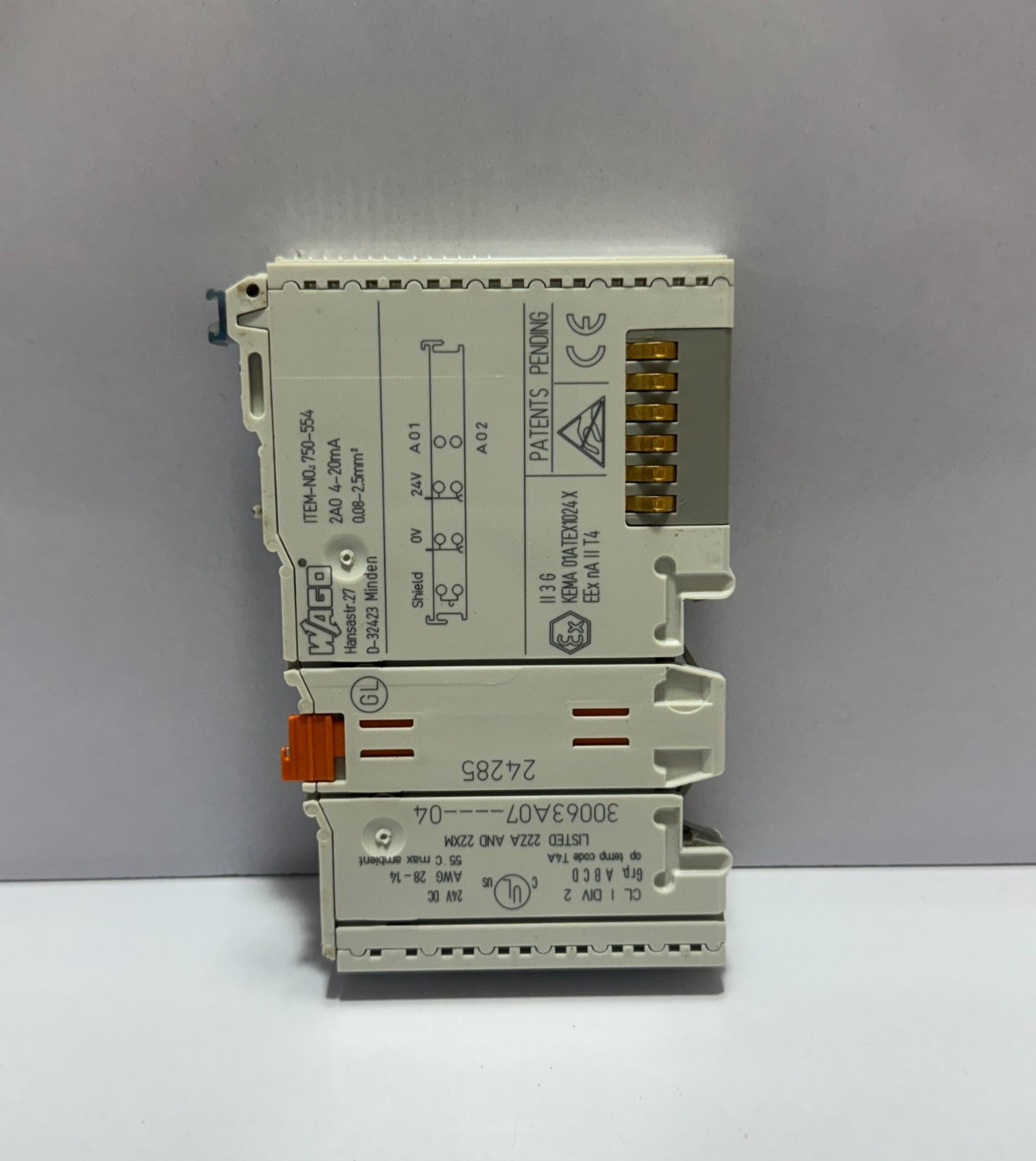 WAGO 750-554 FAST SHIP BY FEDEX
