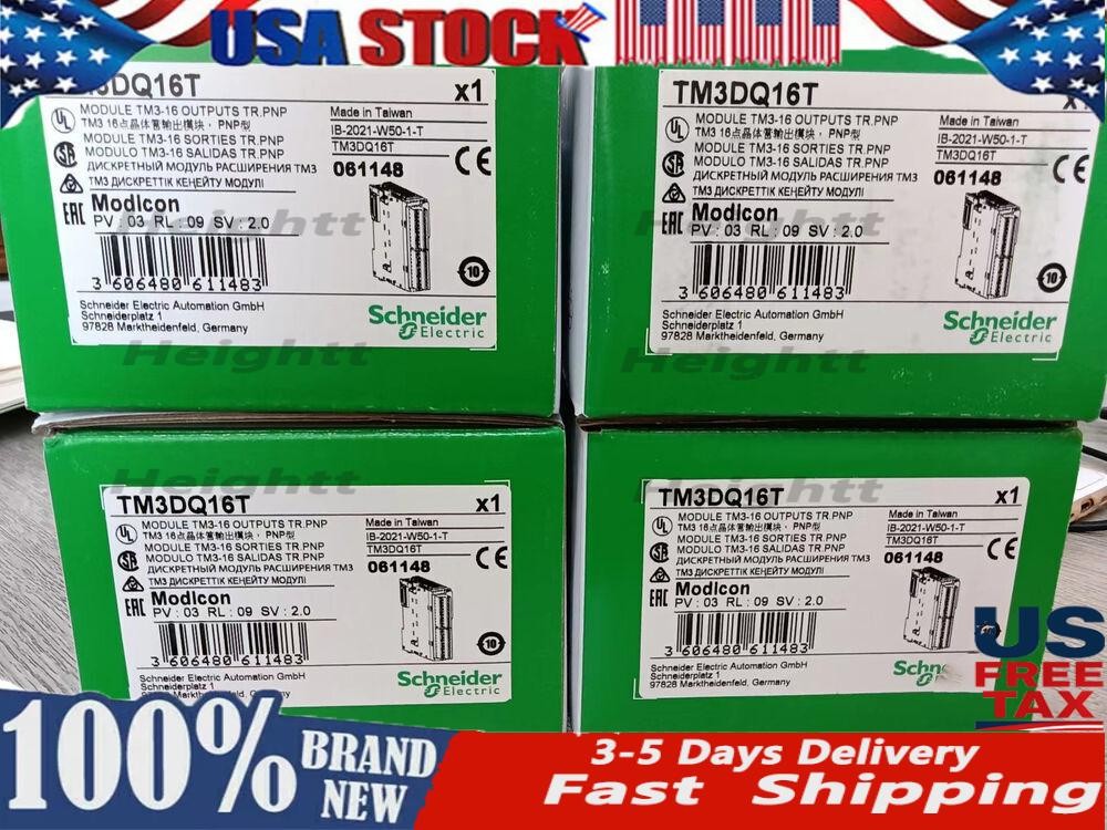 One Schneider TM3DQ16T PLC Module New In Box Fast Shipping