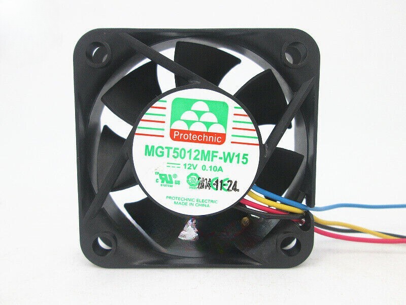 1PC MAGIC 5015 12V 0.10A MGT5012MF-W15 5CM 4-wire cooling fan