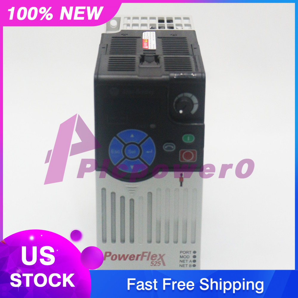 New Sealed Allen Bradley 25B-D6P0N104 PowerFlex 525 2.2kW (3Hp) AC Drive 3 Phase
