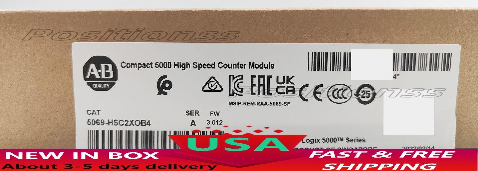 Allen Bradley 5069-HSC2XOB4 CompactLogix High Speed Counter Module