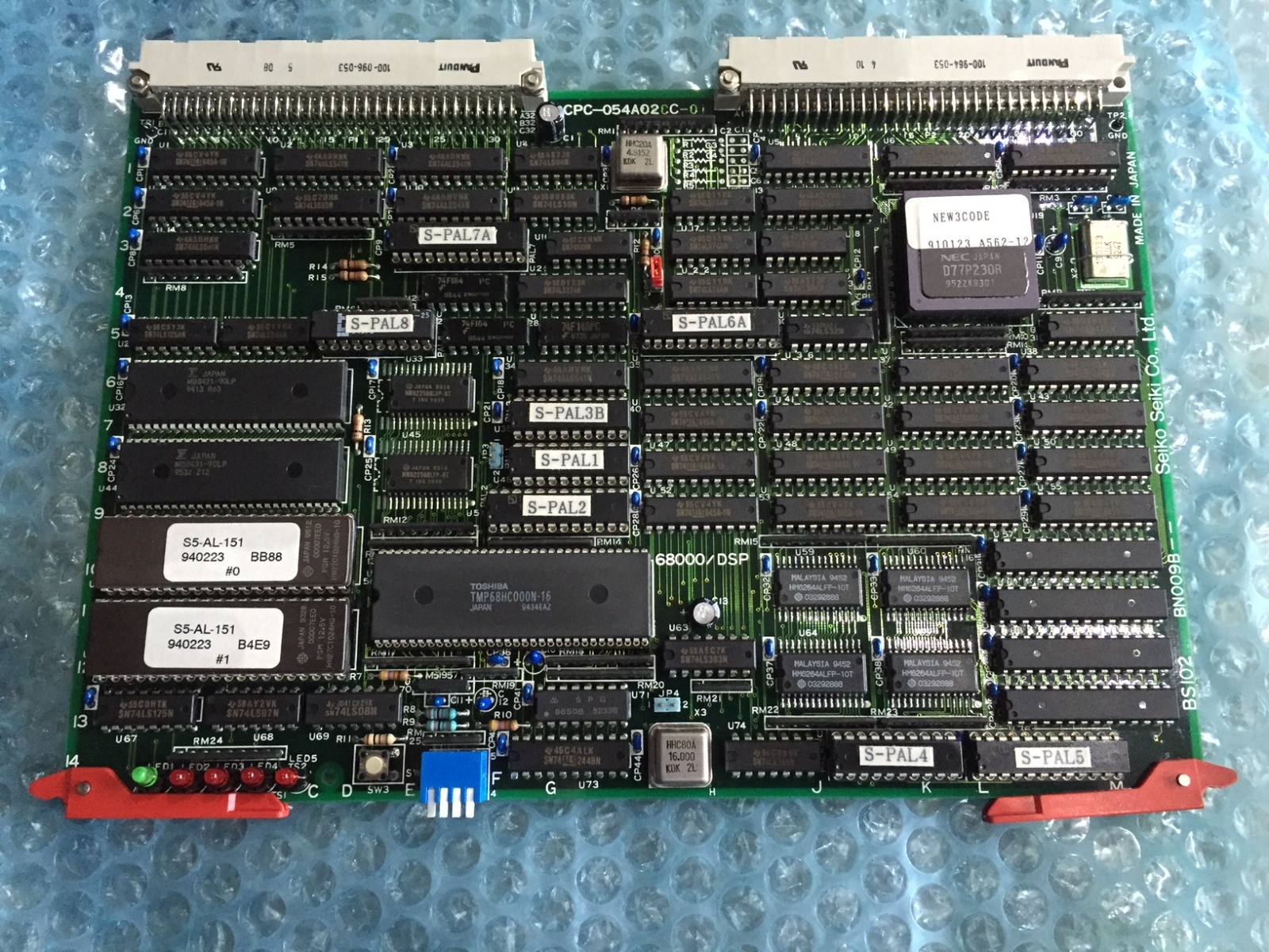 Seiko Seiki Co Ltd CPC-054A02CC Board , BSIO2 , BN009B .