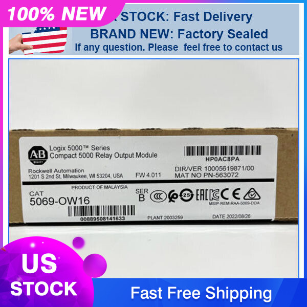 5069-OW16 AB 5069 OW16 Compact 5000 Relay Output Module 5069OW16 NEW PLC 1PC US