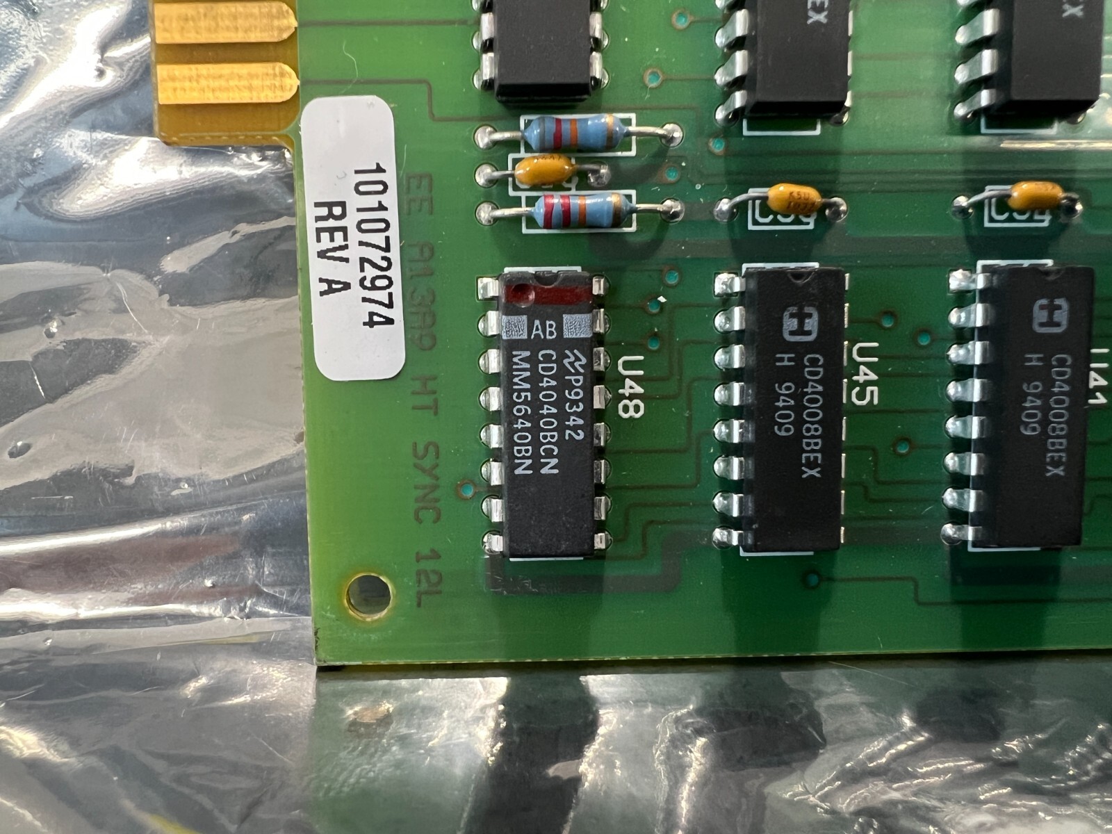 Exide A13A9, HT Sync 12L Circuit Board, 101072974 Rev A