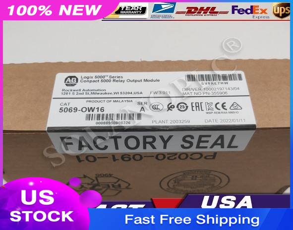 NEW Sealed 5069-OW16 Allen Bradley AB Compact 5000 Relay Output Module 5069OW16
