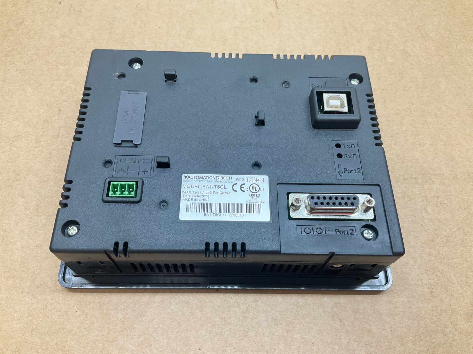 Automation Direct Koyo EA1-T6CL Operator Interface 12-24 VDC EA1T6CL (BDM)