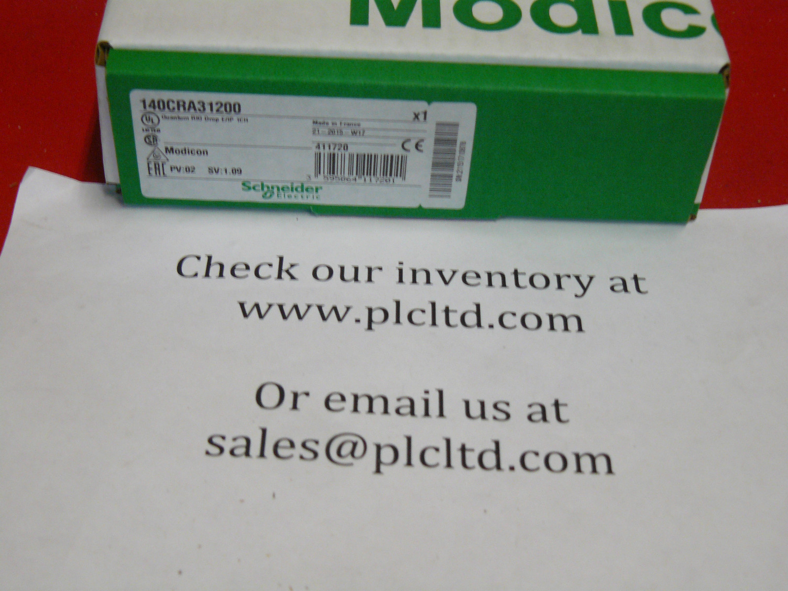 140CRA31200 NEW FACTORY SEALED! Modicon Quantum 140-CRA-312-00