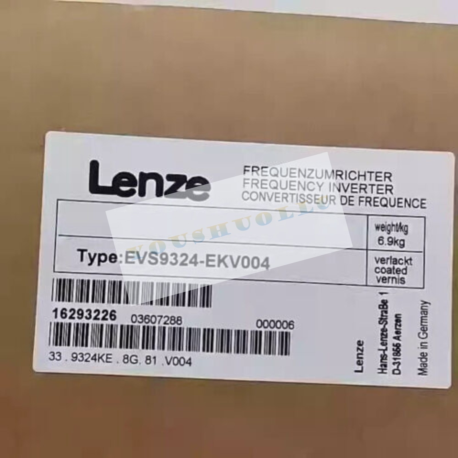 LENZE NEW IN BOX EVS9324-EKV004 EVS9324EKV004 SERVO DRIVE INVERTER