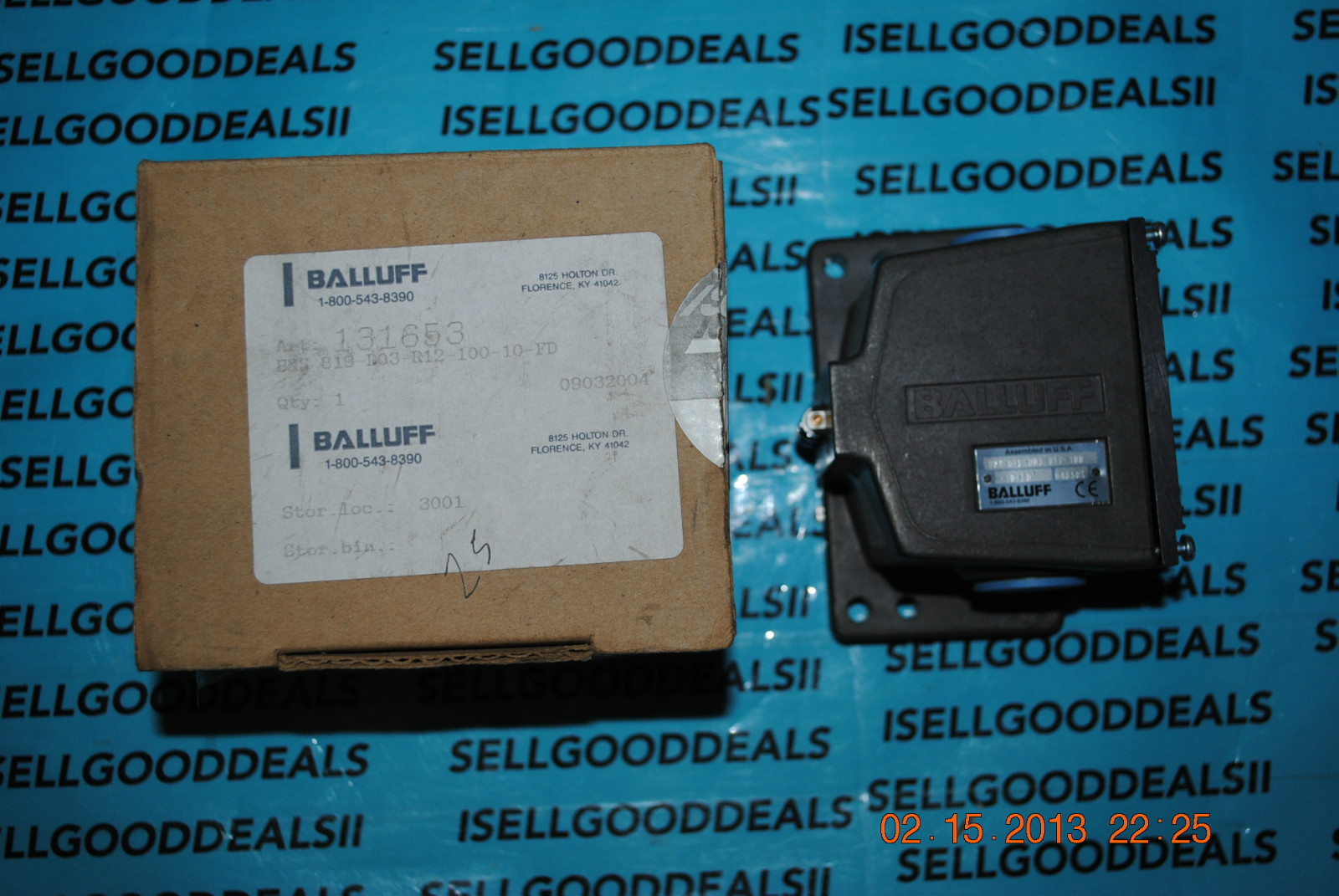 Balluff BNS-819-D03-R12-100-10-FD ElectroMechanical Limit BNS819D03R1210010FD