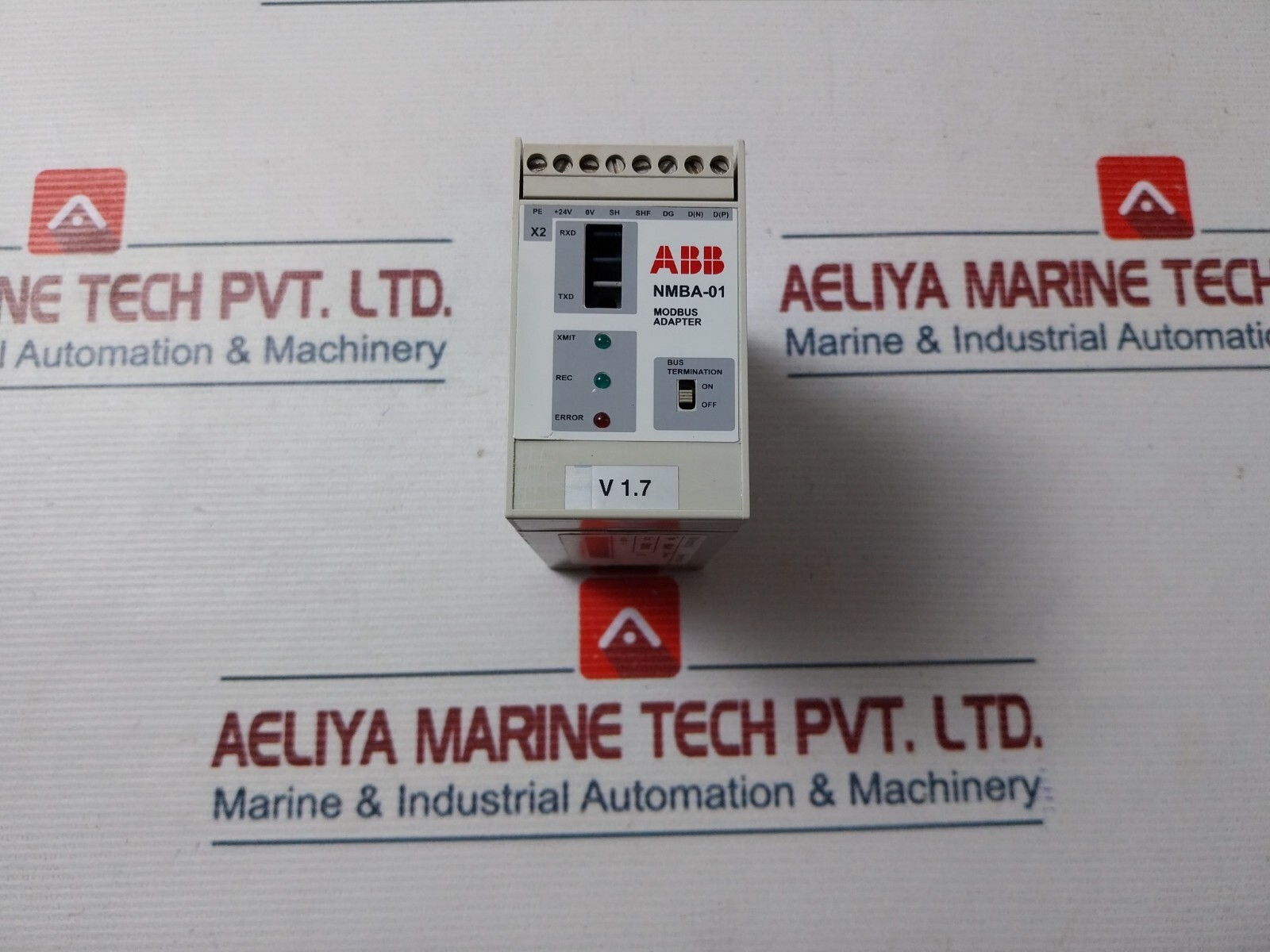 ABB NMBA-01 Modbus Adapter 24V DC,3W Rev H Ver 1.7