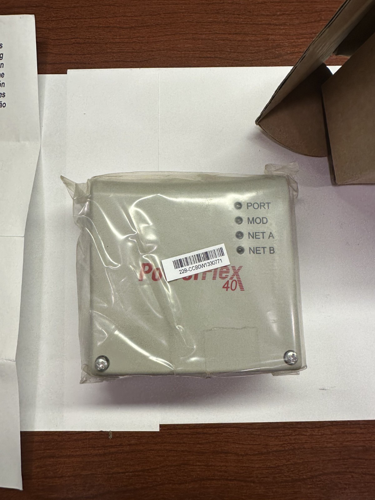 ALLEN BRADLEY POWERFLEX40/400/40P COMMUNICATION ADAPTER COVER 22B-CCB SER. B