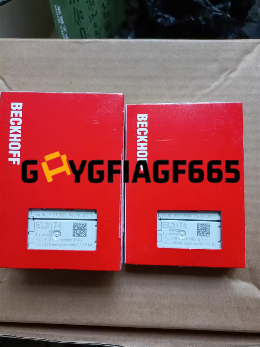 New BECKHOFF EL3174 Programmable Logic Controller Module DHL Express us free tax