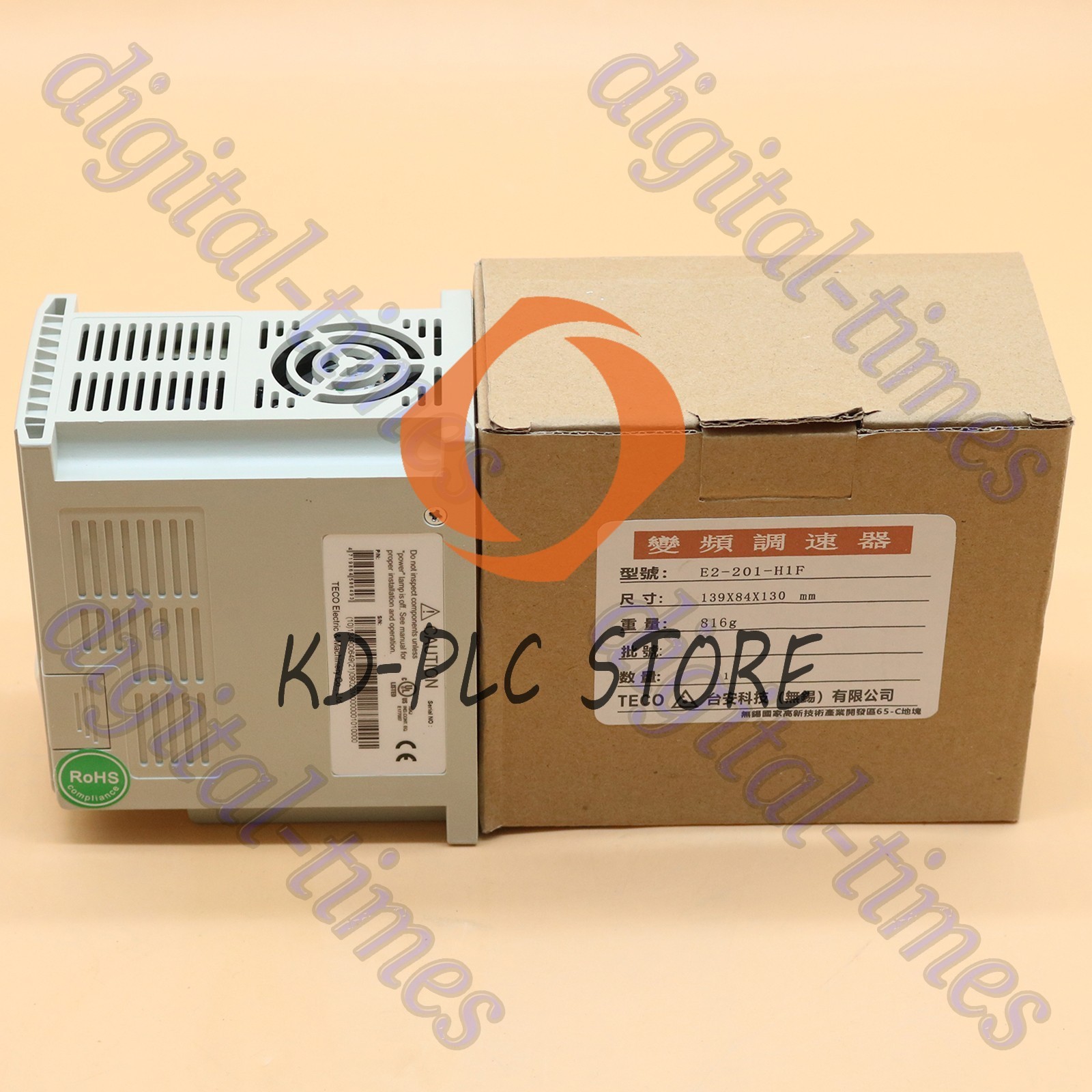 New TECO INVERTER E2-201-H1F E2201H1F 1PCS