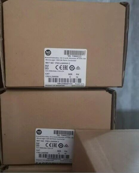 New Allen Bradley 1762-L24AWA SER C MicroLogix 1200 24 Point Controller AB