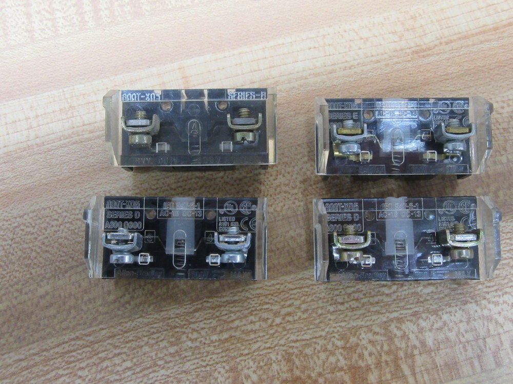 Allen Bradley 800T-XD5 Contact Block 800TXD5 (Pack of 4)