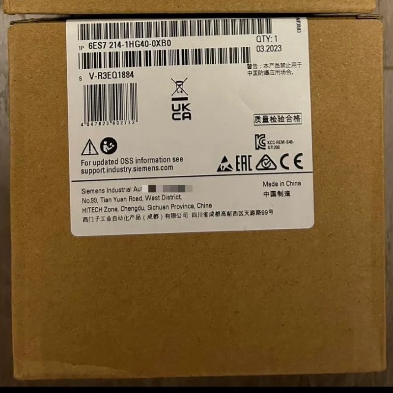 New Siemens 6ES7214-1HG40-0XB0 CPU MODULE 6ES7 214-1HG40-0XB0