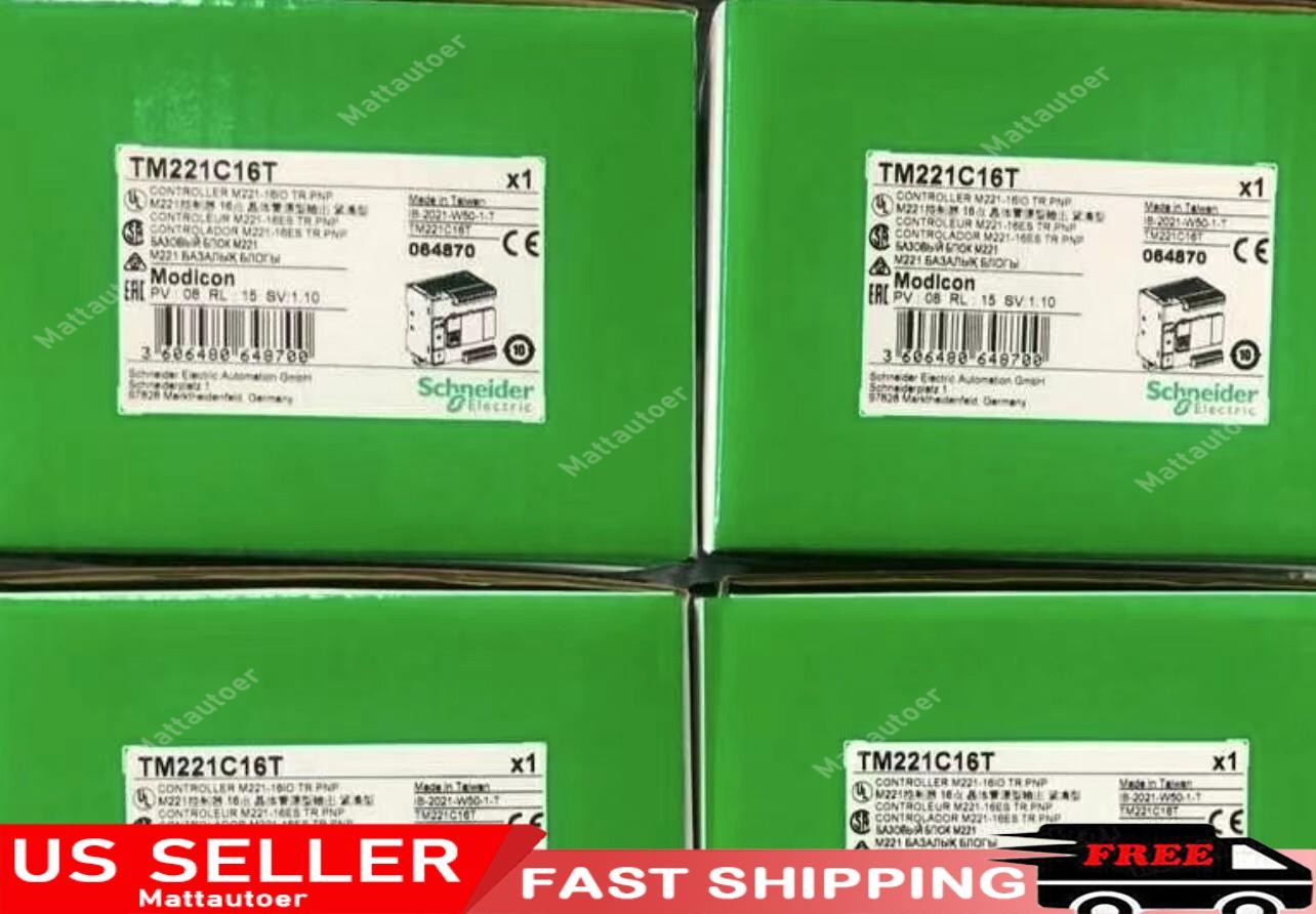 New Schneider TM221C16T PLC Module In Box Fast Ship 1PCS