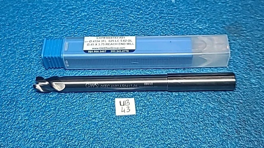 GW .4724 3FL END MILL 1004143