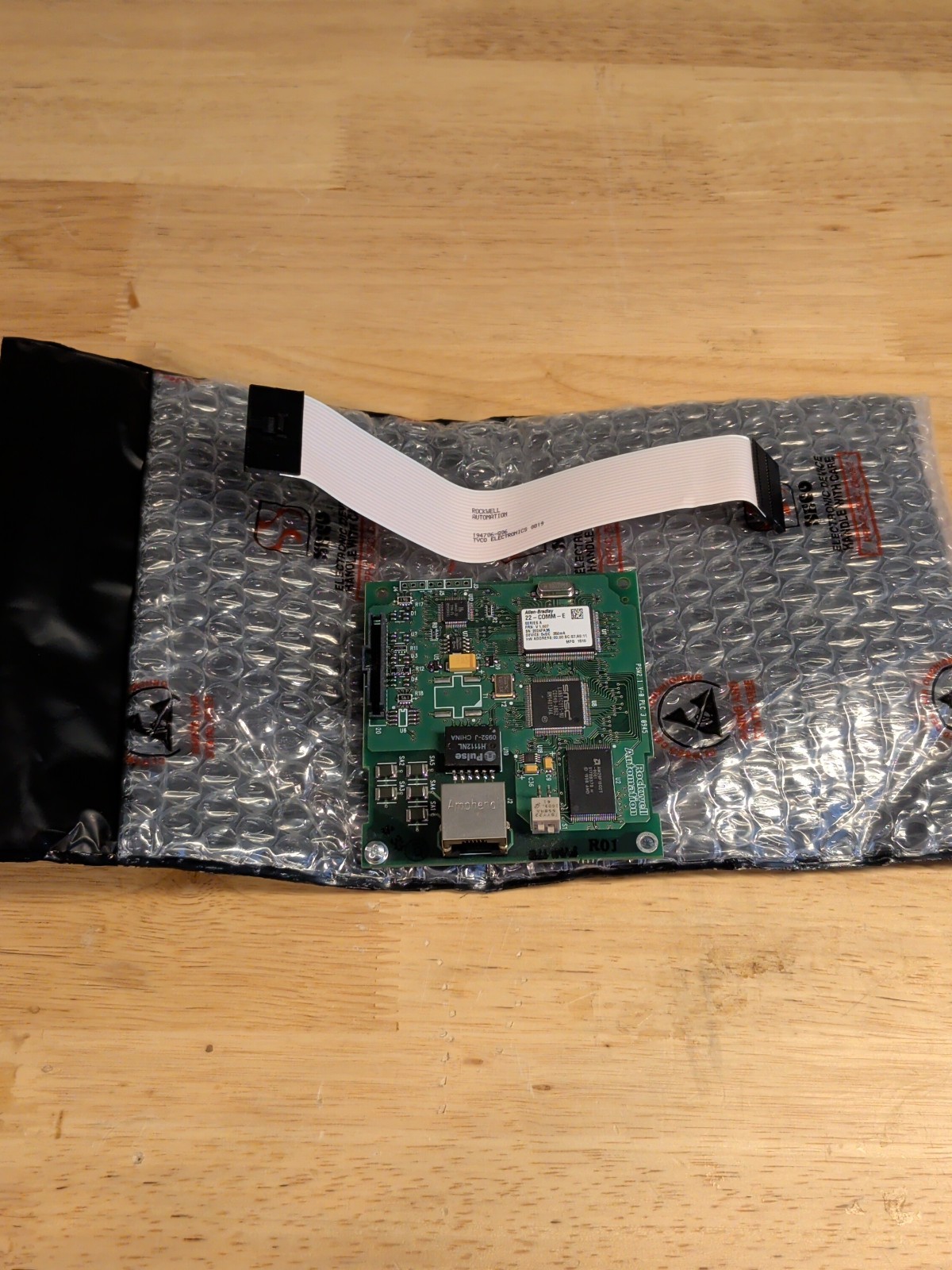 New Open/Missing Box AB 22-COMM-E SER A PowerFlex Ethernet/IP Comm Adapter US