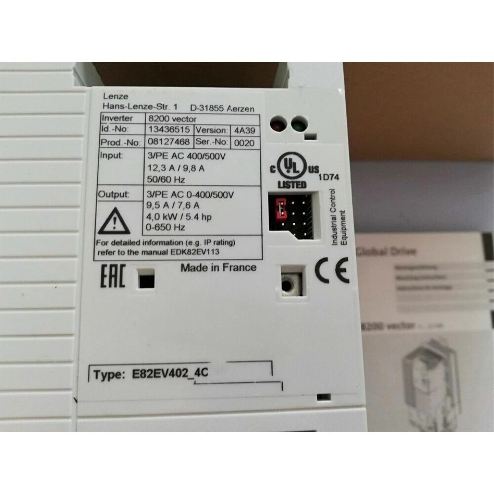 New Lenze E82EV402k4C Frequency Inverter Converter 8200 Vector 4kW