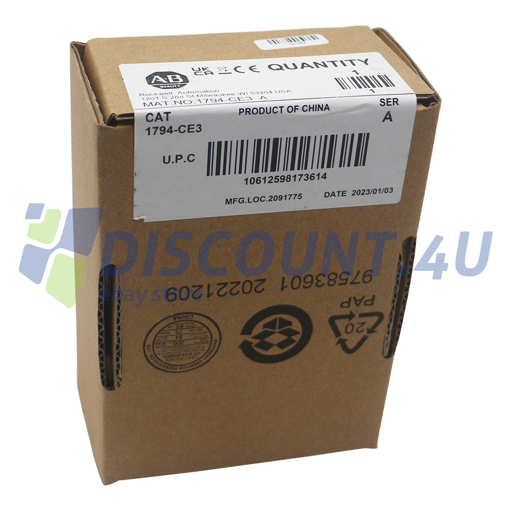 NEW SEALED Allen-Bradley 1794-CE3 Flex I/O Interconnect 3FT Extender Cable