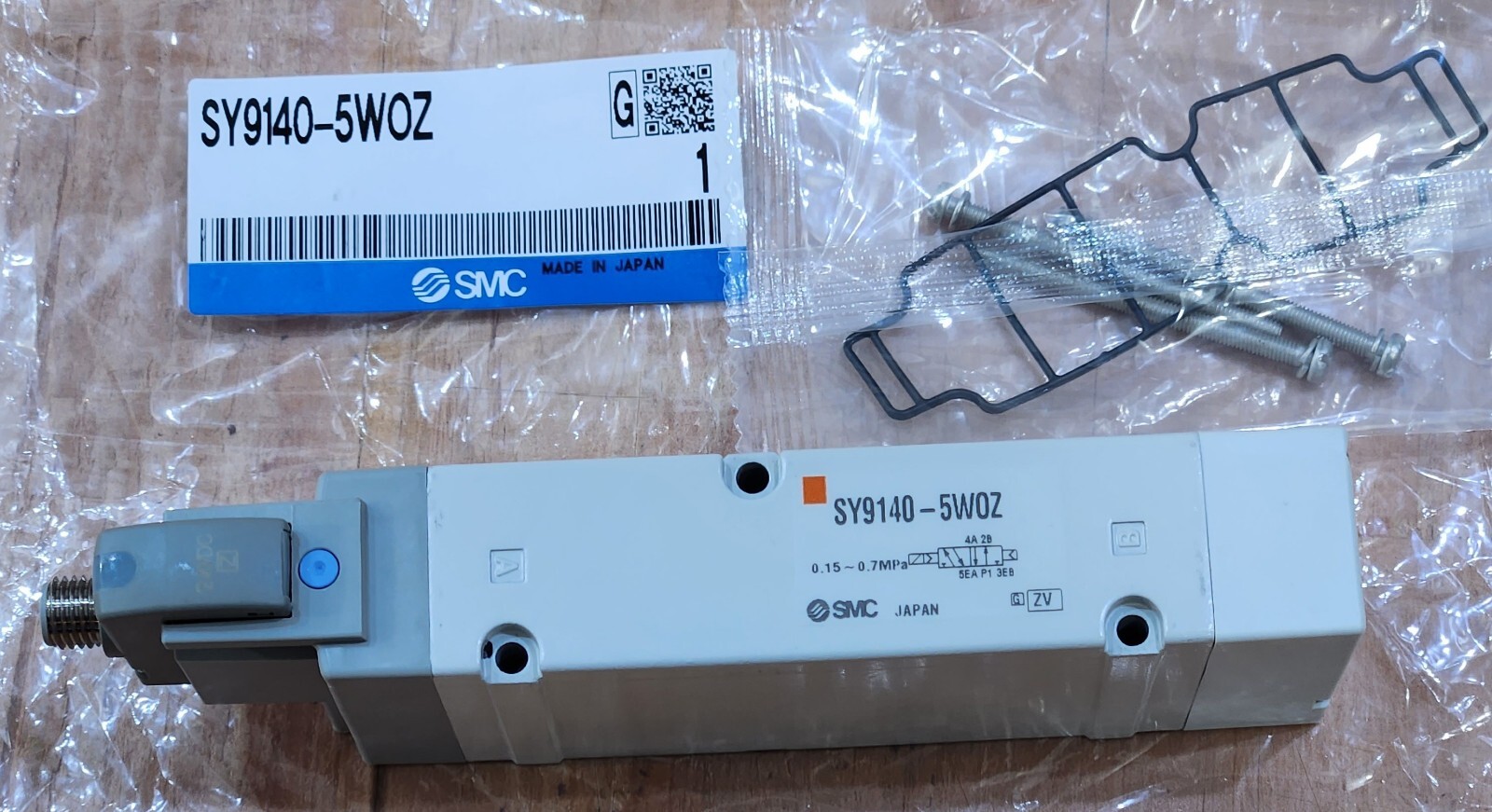 SMC SY9140-5WOZ VALVE, 900 SERIES, 2-POSITION,  New