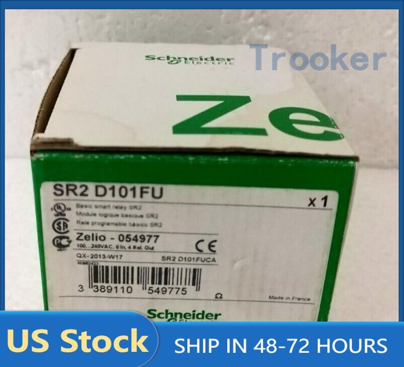 SR2D101FU Compact Smart Relay, Zelio Logic, 10 I/O, 100…240 V AC US Free TAX
