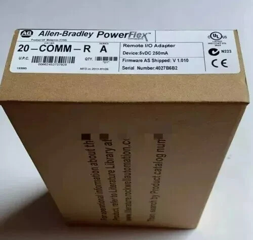 New Allen-Bredley 20-COMM-R /A PowerFlex Remote I/O Communication Adapter